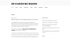 Desktop Screenshot of ciaranmcmahon.ie