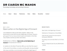 Tablet Screenshot of ciaranmcmahon.ie